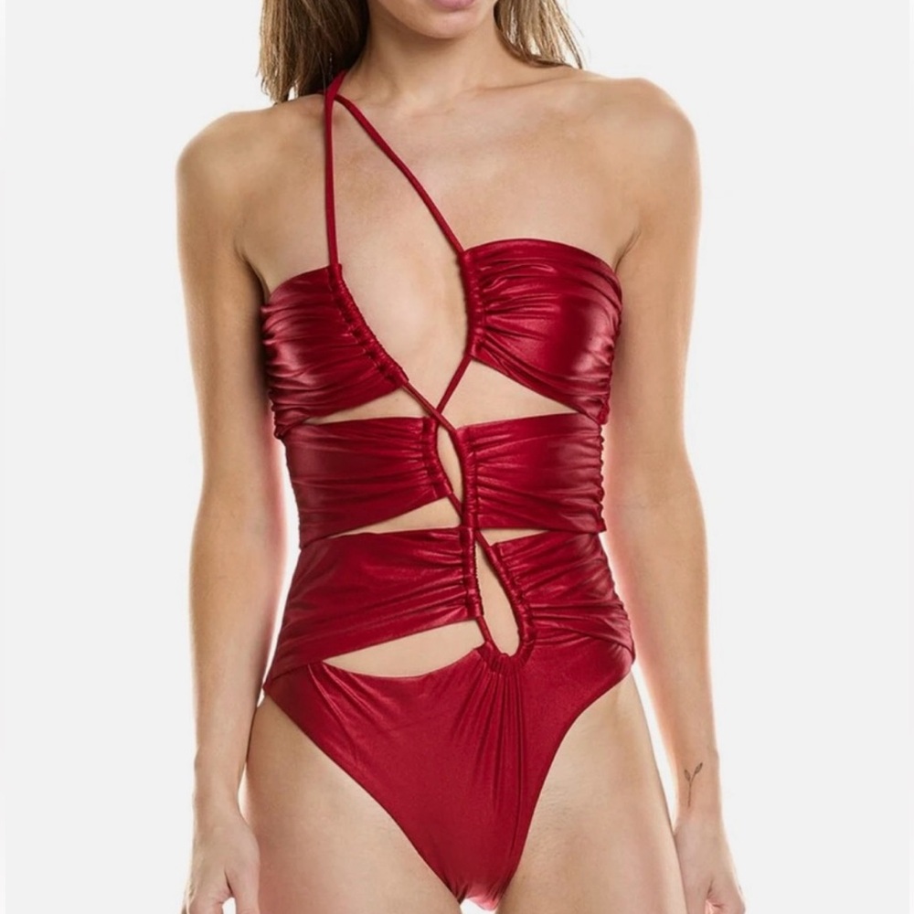 Devon Windsor Waverly one piece swimsuit. Worn once. Ruby red.